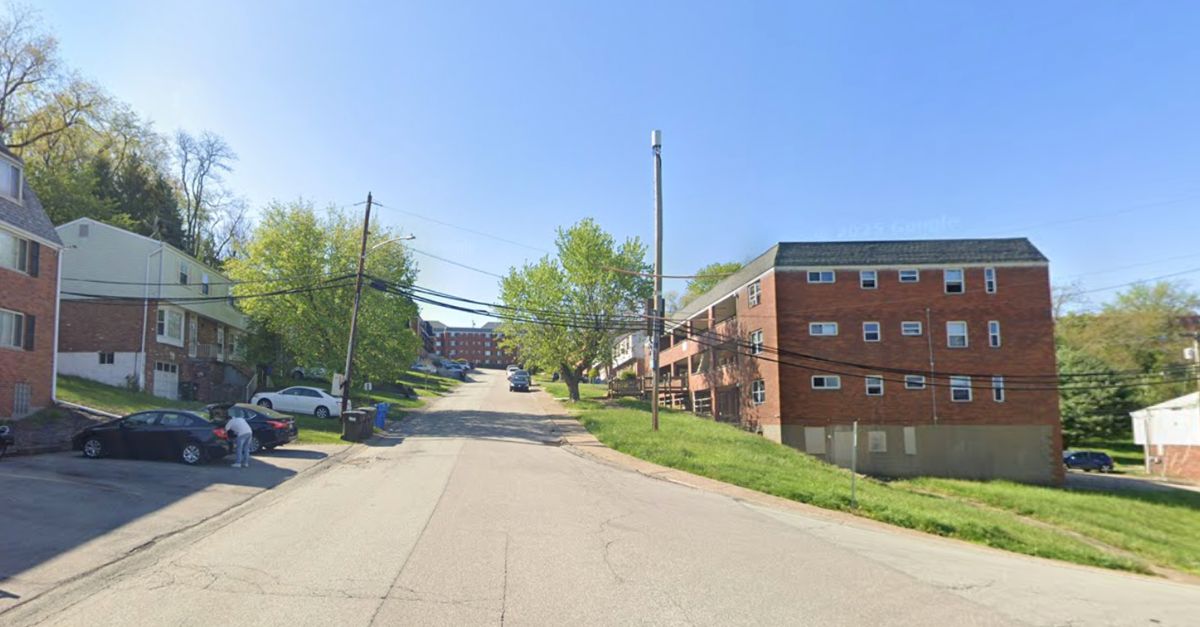 A section of the 1400 block of Maple Drive in Whitehall, Penn., where Rup Koirala is alleged to have attacked his neighbor with a meat cleaver (Google Maps).