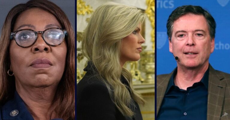 Letitia James, Lindsey Halligan, James Comey