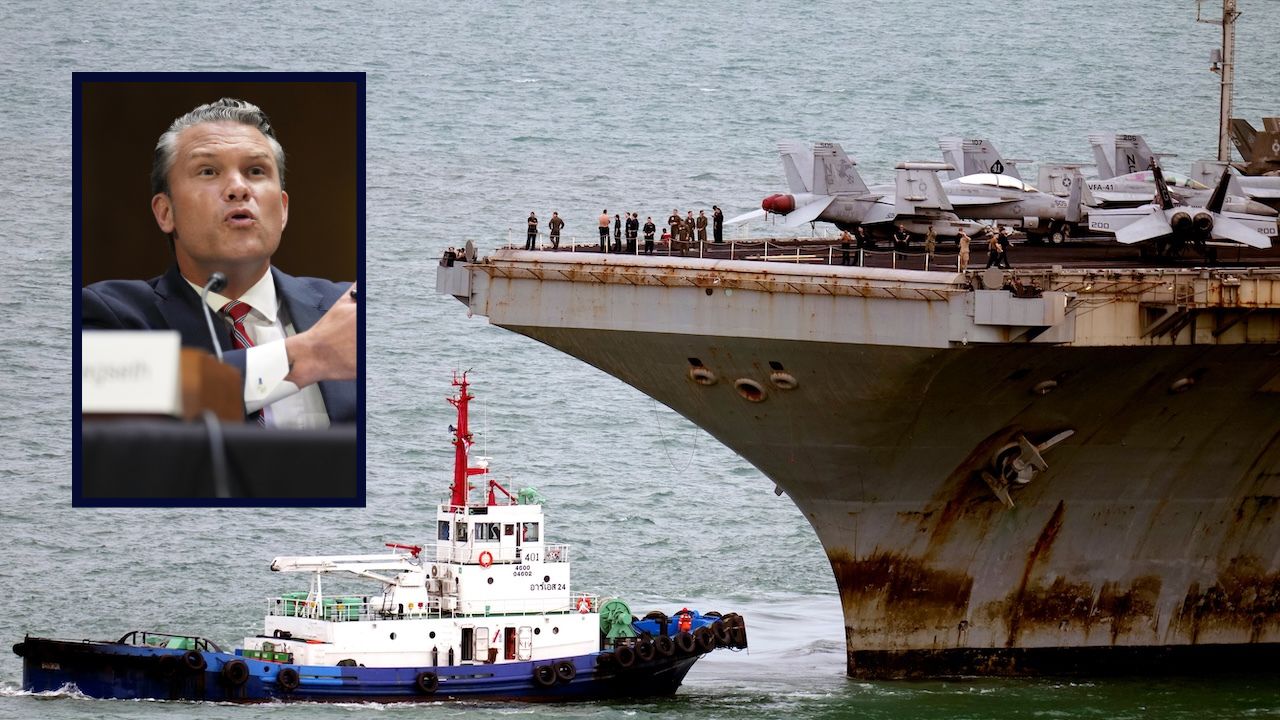 Pete Hegseth, USS Lincoln